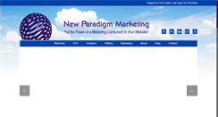 Desktop Screenshot of newparadigmmarketing.com